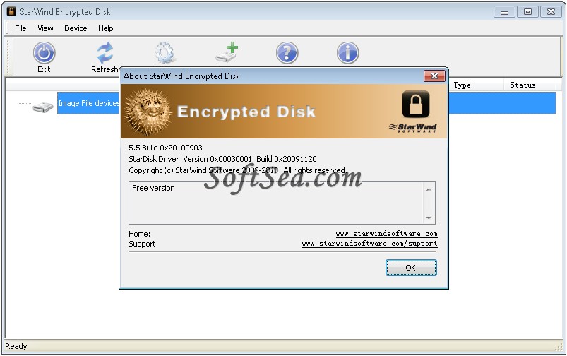 StarWind Encrypted Disk Screenshot
