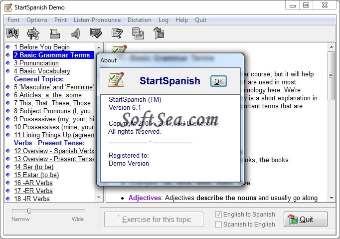 StartSpanish Screenshot
