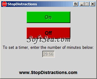 StopDistractions Screenshot