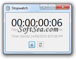 Stopwatch Freeware Screenshot