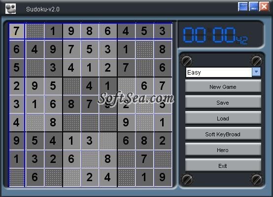 Sudoku Bugoosoft Game Screenshot
