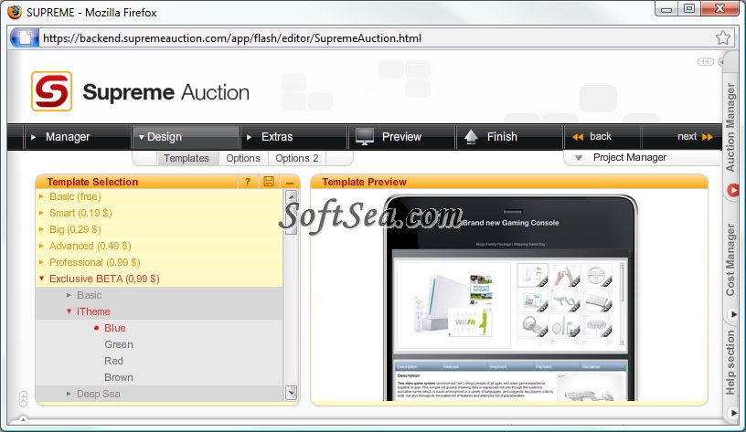 Supreme Auction for eBay Screenshot