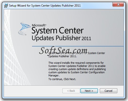 System Center Updates Publisher Screenshot