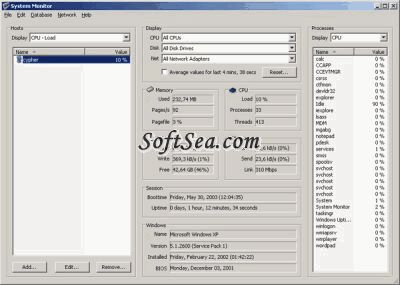 System Monitor Screenshot