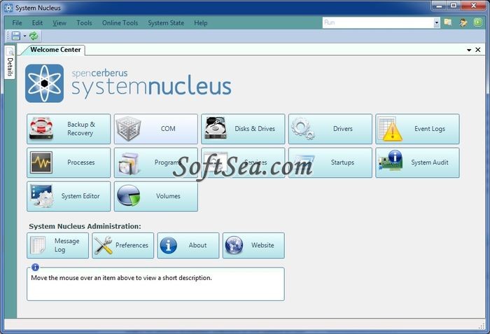 System Nucleus Screenshot