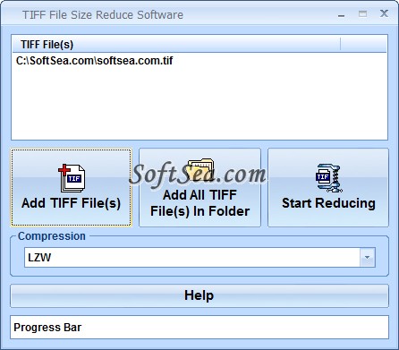 TIFF File Size Reduce Software Screenshot