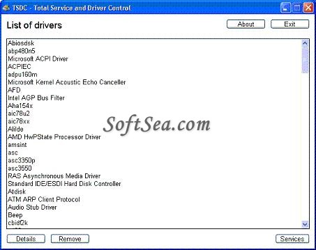 TSDC - Total Service and Driver Control Screenshot