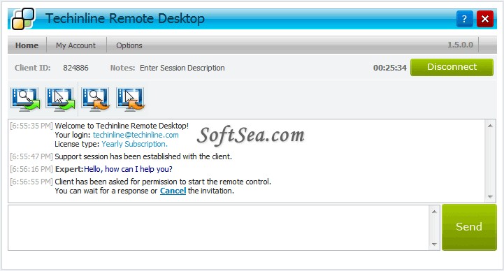 Techinline Remote Desktop Screenshot