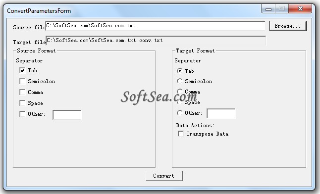 Text Data File Manipulator Screenshot