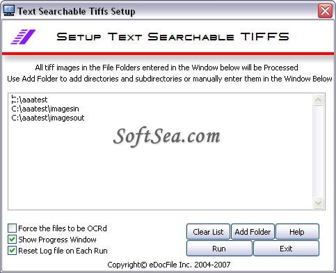 Text Searchable Tiff images Screenshot