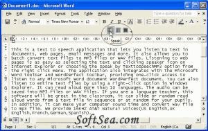 Text to Speech MP3 with Natural Voices Screenshot