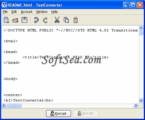 TextConverter Screenshot