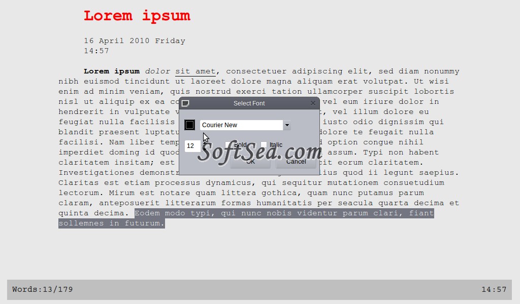 TextRoom Screenshot