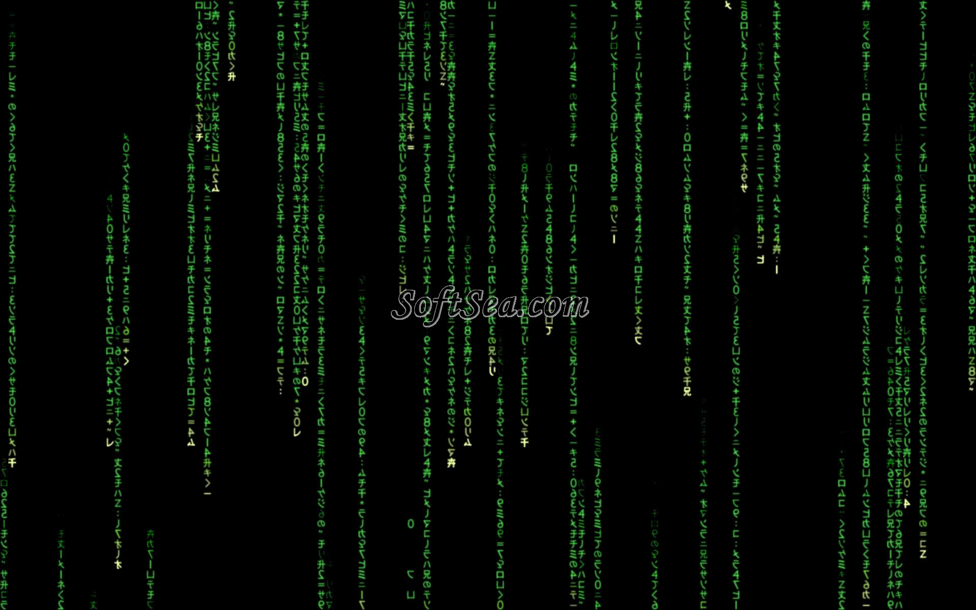 The Matrix Screen Saver Screenshot