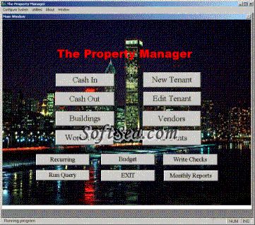 The Property Manager Screenshot