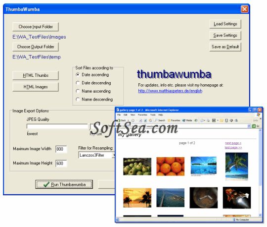 ThumbaWumba Screenshot