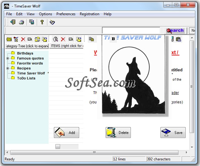 Time Saver Wolf Screenshot