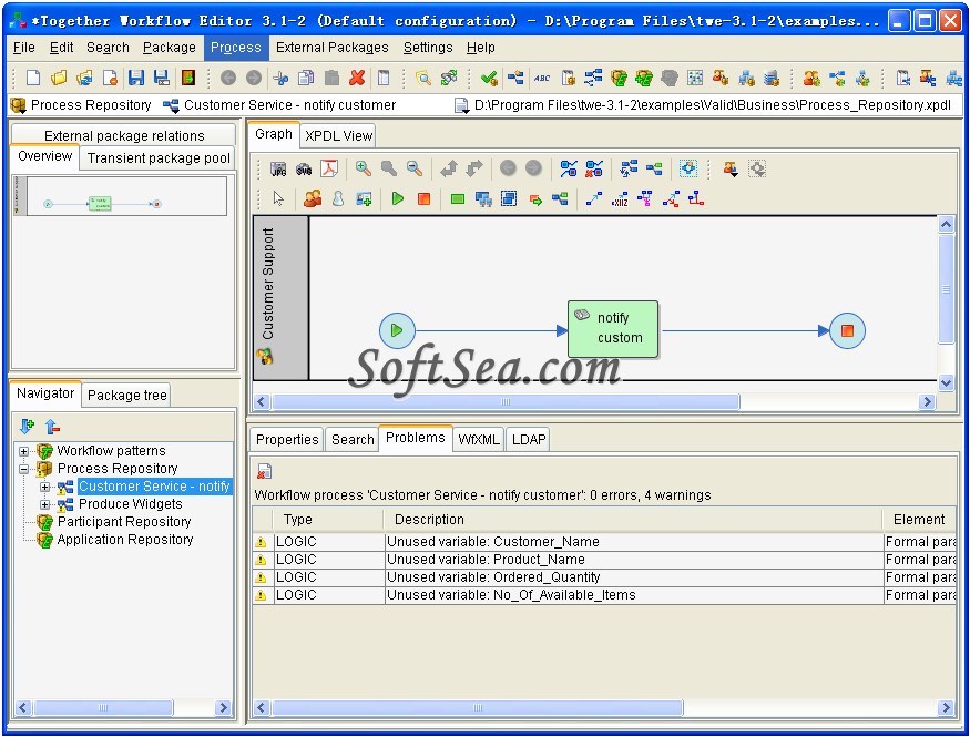 Together Workflow Editor Screenshot
