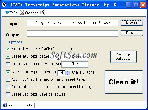 Transcript Annotations Cleaner Screenshot