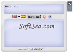 Translate Gadget Screenshot