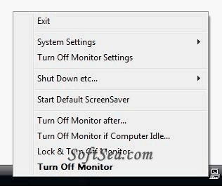 Turn Off Monitor Screenshot
