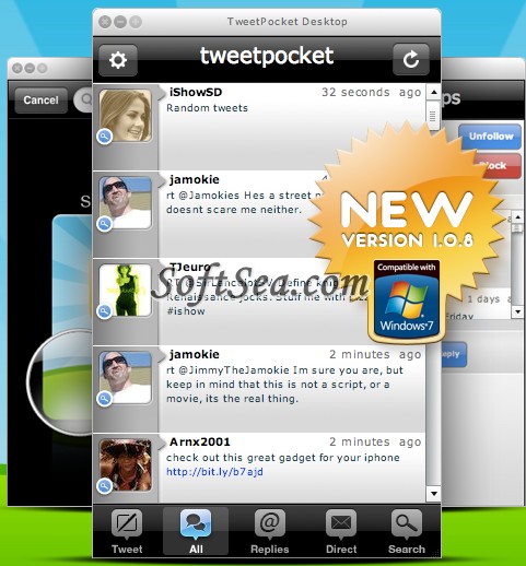 TweetPocket Desktop Screenshot