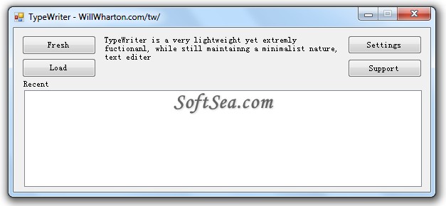 TypeWriter Screenshot