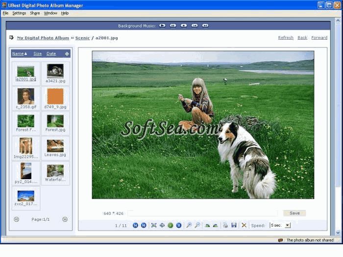 UBest Digital Photo Album Manager Screenshot