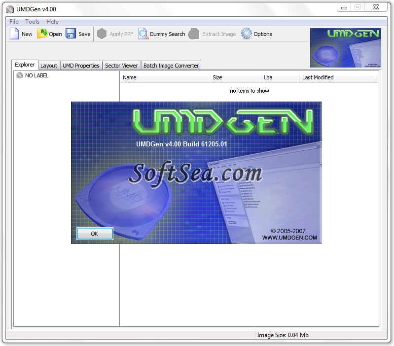 UMDGen Screenshot