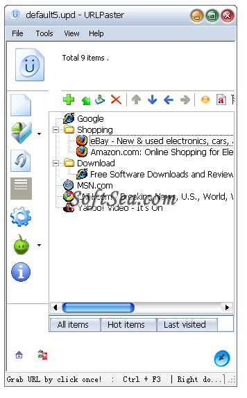 URLPaster Screenshot