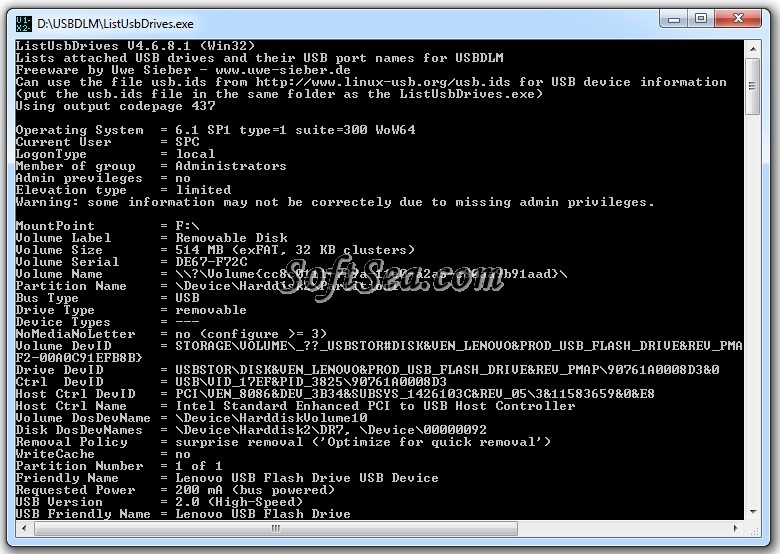 USB Drive Letter Manager (USBDLM) Screenshot