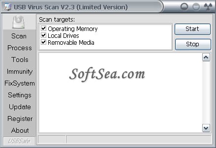 USB Virus Scan Screenshot