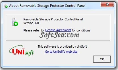 UniSoft Removable Storage Protector Screenshot