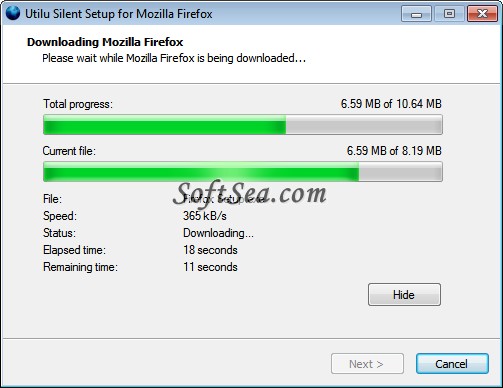 Utilu Silent Setup for Mozilla Firefox Screenshot