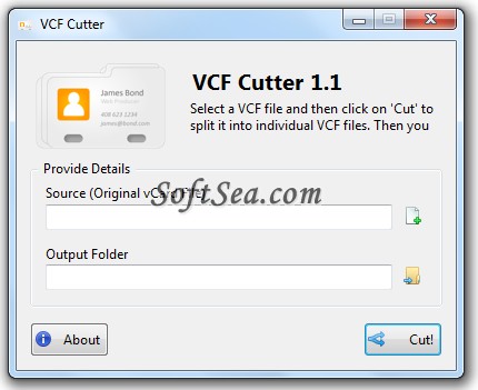 VCF Cutter Screenshot