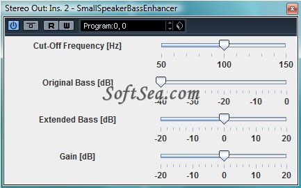 VST Small Speaker Bass Enhancer Screenshot