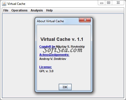Virtual Cache Screenshot
