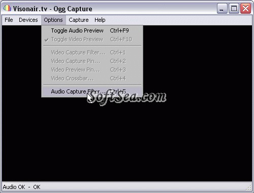 Visonair Ogg Streamer Screenshot