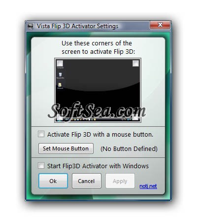 Vista Flip 3D Activator Screenshot