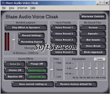 Voice Cloak Screenshot