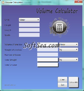 Volume Calculator Screenshot