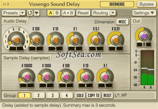 Voxengo Sound Delay Screenshot