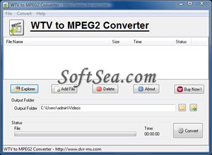 WTV to MPEG Converter Screenshot