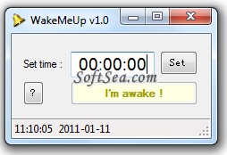 WakeMeUp Free Screenshot