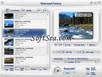 Watermark Factory Screenshot