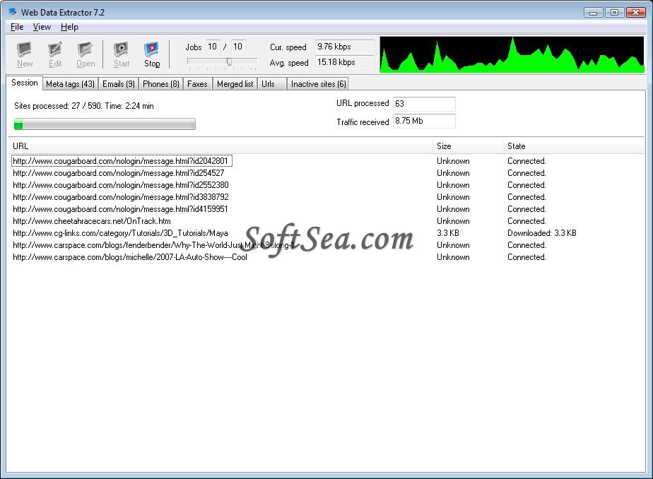 Web Data Extractor Screenshot