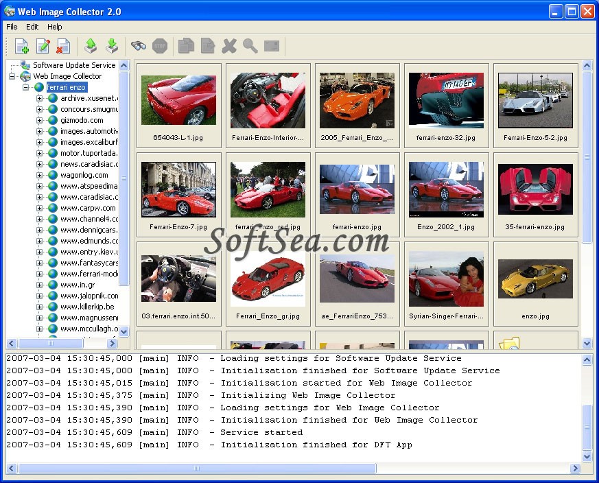 Web Image Collector Screenshot