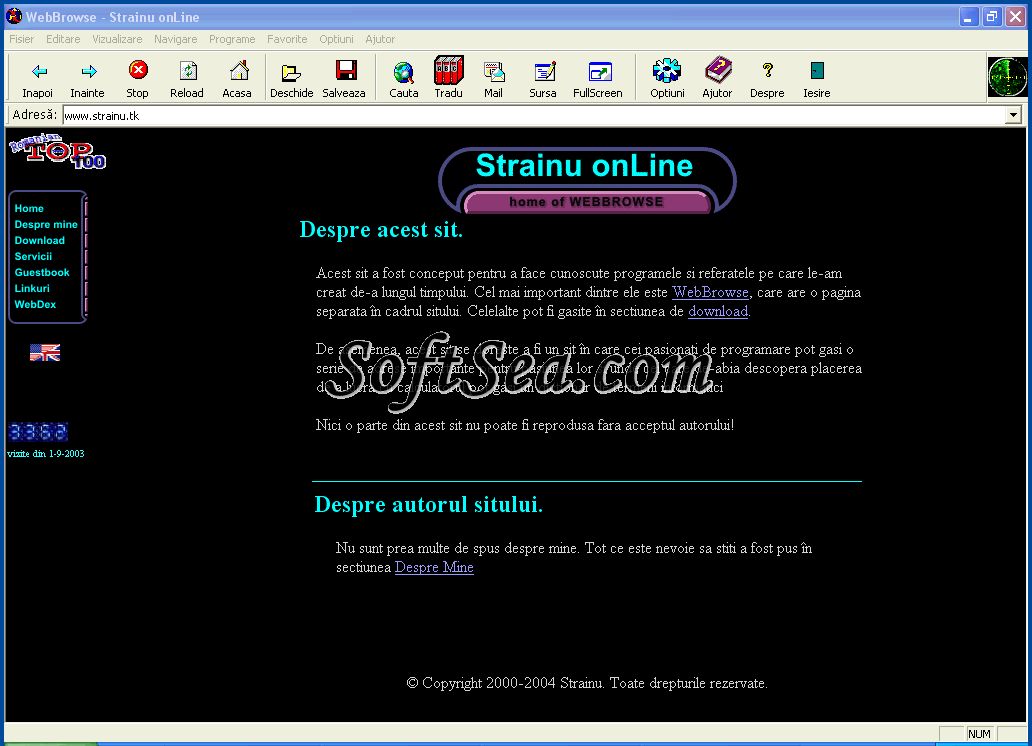 WebBrowse Screenshot