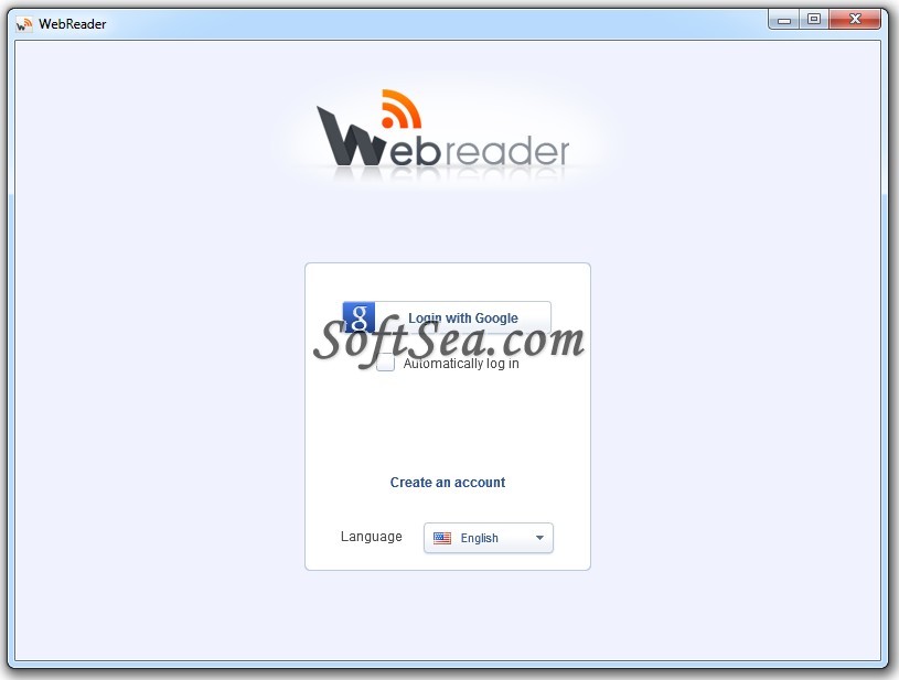WebReader Screenshot