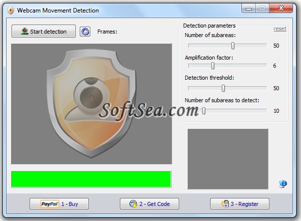 Webcam Movement Detection Screenshot